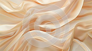 Elegant Floating textile in air, cloth dynamic abstract background