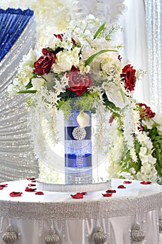 Elegant Flower Arrangement on Table