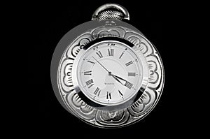 Elegant flower pocket watch