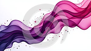 Elegant fluidity of hues in harmonious waves photo