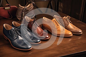 elegant footwear collection in various colorways, styles, and shapes