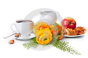 Elegant fresh breakfast