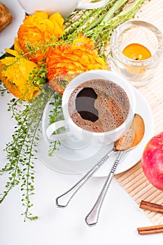 Elegant fresh breakfast