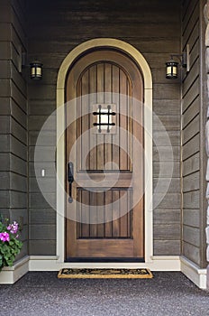 Elegant Front Door of an upscale home
