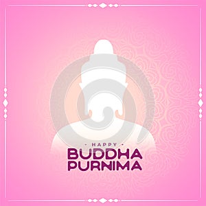 elegant gautama buddha vesak background for spiritual knowledge
