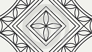 Elegant Geometric Diamond Pattern, Architectural Decorative Tile, vector design Generative AI