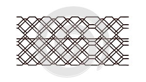 Elegant Geometric Diamond Pattern Vector Background Texture, vector design Generative AI