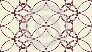 Elegant Geometric Interlocking Pattern, Seamless Abstract Design, vector design Generative AI