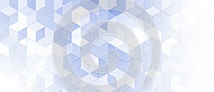 Elegant geometric net-blue background with mesh structures