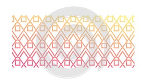 Elegant Geometric Pattern with Interlocking Linear Design, vector design Generative AI