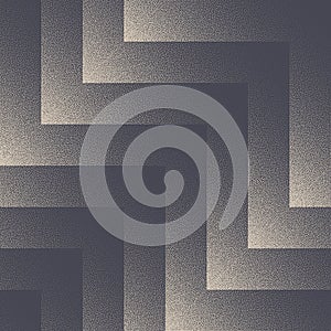 Elegant Geometric Seamless Pattern Trend Vector Dotwork Abstract Background