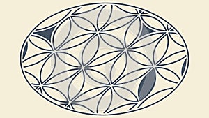 Elegant geometric tile pattern, versatile for backgrounds and architectural accents, vector design Generative AI