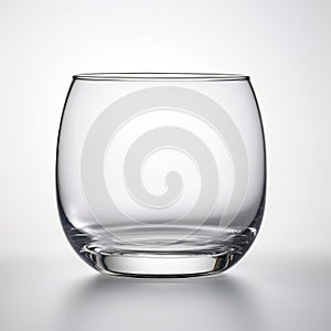 Elegant Glass Art Emotive Faces On White Background