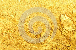 Elegant gold glitter sparkle confetti background.