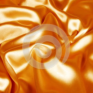 Elegant gold silk fabric