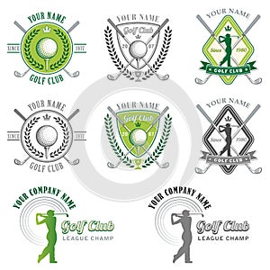 Elegant Golf Club Logos