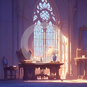 Elegant Gothic Study, Timeless Inspiration