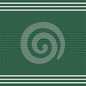 Elegant Green Diamond Border Pattern