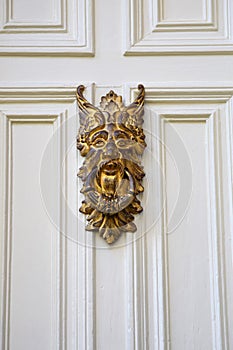 The Entrance to the Calhoun Mansion in Charleston South Carolina