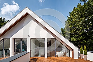 Elegant house with big balcony