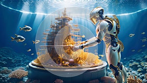 An Elegant Humanoid HydroDynamic Armor Design