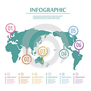 Elegant infographic template