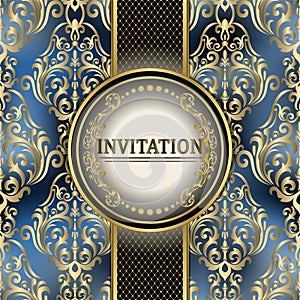 Elegant invitation cards. abstract creative backgrounds. design templates for social media.