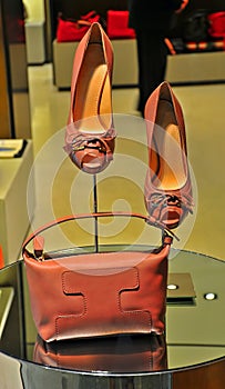 Elegant ladies shoes and handbag