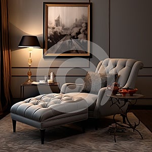 Elegant Leather Chair: A Perfect Blend Of Comfort And Style