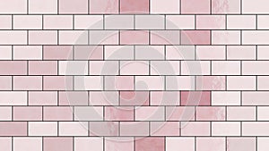 Soft Pink Ceramic Tile Texture Background