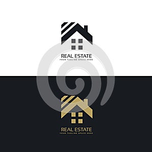 Elegant logo for real estate industry