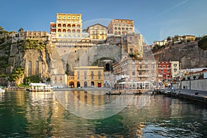 Seafront and harbour. Sorrento. Naples. Italy
