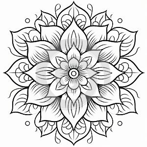 Elegant Mandala Artwork: Intricate Inking With Nature Motifs