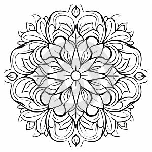 Elegant Mandala Coloring Pages With Refined Techniques