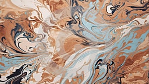 Elegant Marble Marvel: Intricate Blend Delight. AI Generate