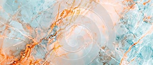 Elegant Marble Texture Background In Light Blue And Gold