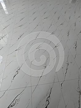 Elegant Marble Tile Flooring Background
