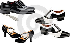 Elegant men`s and women`s dance shoes elegant men`s and women`s dance shoes