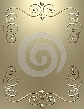 Elegant metallic swirl background