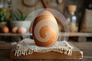 Elegant Minimalist Design for Easter: Simple Ester Egg Illustration