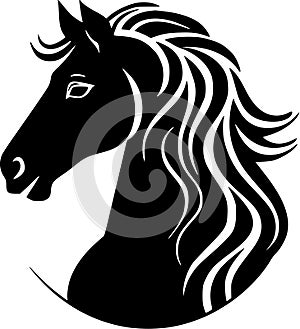 Chess - minimalist and simple silhouette - vector illustration