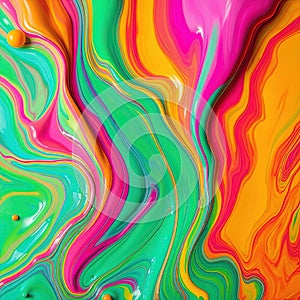 Elegant Multicolor Abstract Composition for Digital Use photo