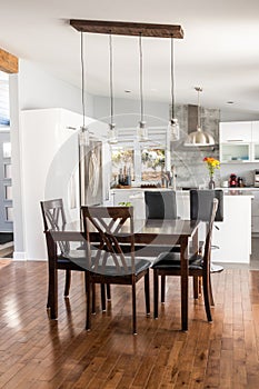 Elegant new modern home dining room