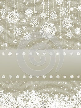 Elegant new year and cristmas card. EPS 8