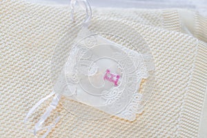 Elegant Newborn Baptism Clothes with Embroidered Initials