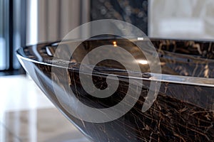Elegant Oasis: Luxurious Marble Bathtub