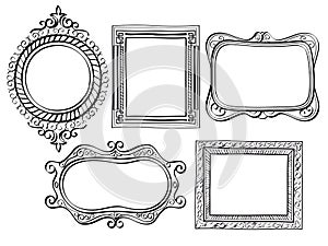 Elegant Ornate frames