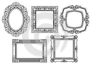 Elegant Ornate frames