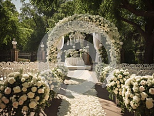 Elegant Outdoor Wedding Ceremony