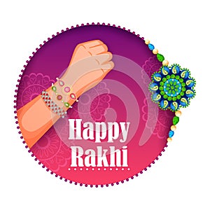 Elegant Rakhi for Brother and Sister bonding in Raksha Bandhan festival from India